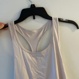 Fabletics fitness tank top light pink/purple, open back